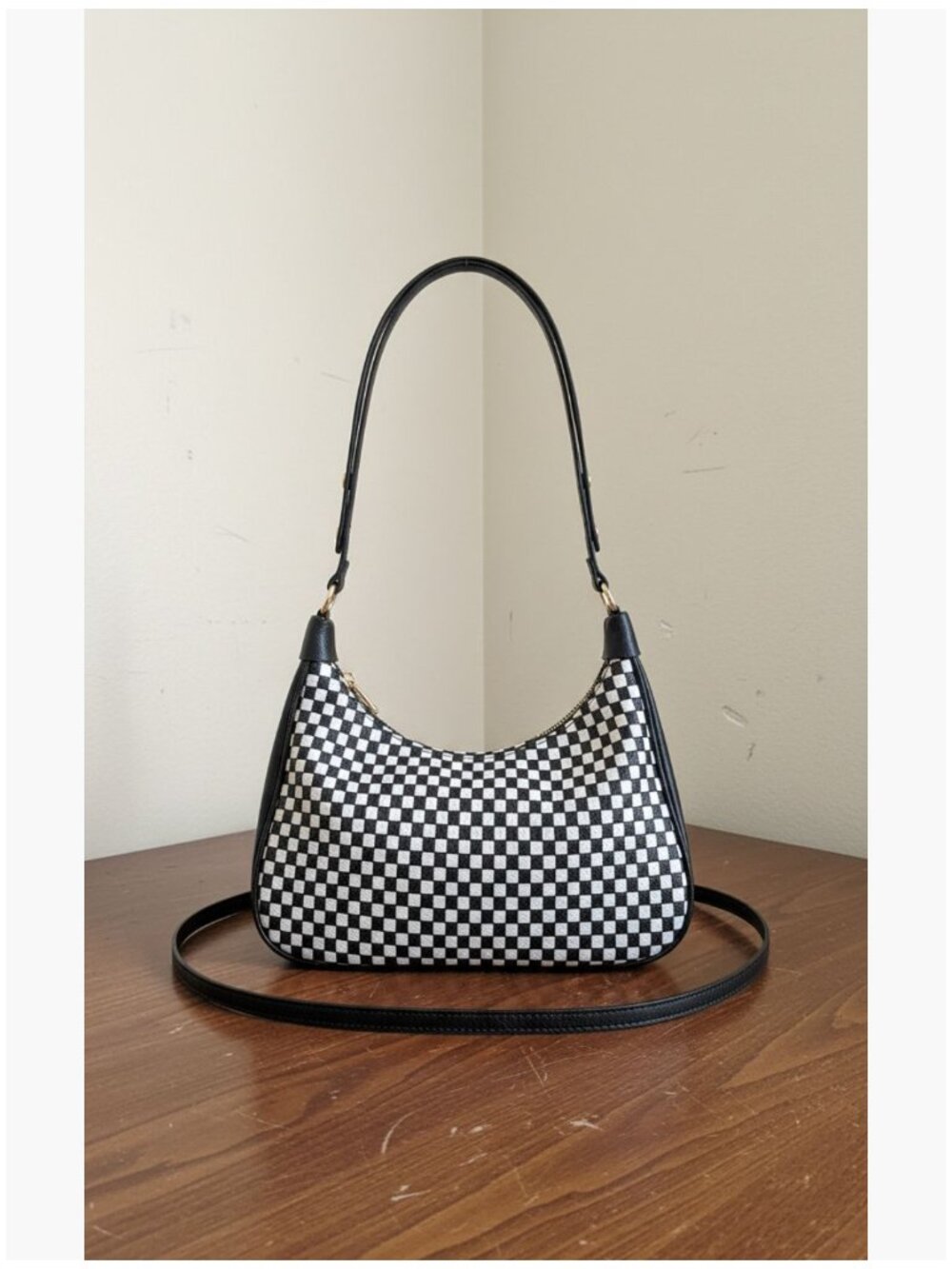 Vegan Leather Woven Shoulder Bag Crossbody Hobo Tote Purse